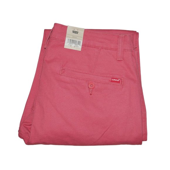 Levis XX Chino Standard Fit Taper Leg Pants Mens Size 32x32 Twill Coral NEW!!!!! - Picture 4 of 10